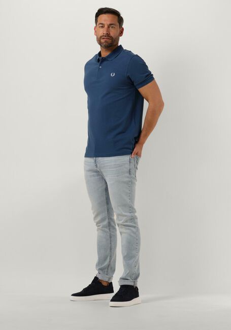 Blaue FRED PERRY Polo-Shirt THE PLAIN FRED PERRY SHIRT - large