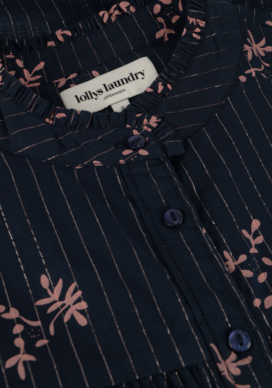 Dunkelblau LOLLYS LAUNDRY Blusen CARA SHIRT - large