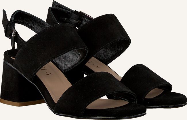 Schwarze NOTRE-V Flache Sandalen AWEY Schwarze NOTRE-V Flache Sandalen AWEY - large