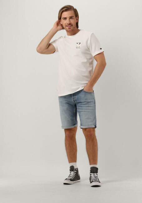 Hellblau CAST IRON Jeans SHIFTBACK SHORTS BRIGHT SUN FADED - large