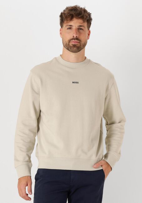 Beige BOSS ORANGE Sweatshirt WESMALLCREW 10244192 01 - large