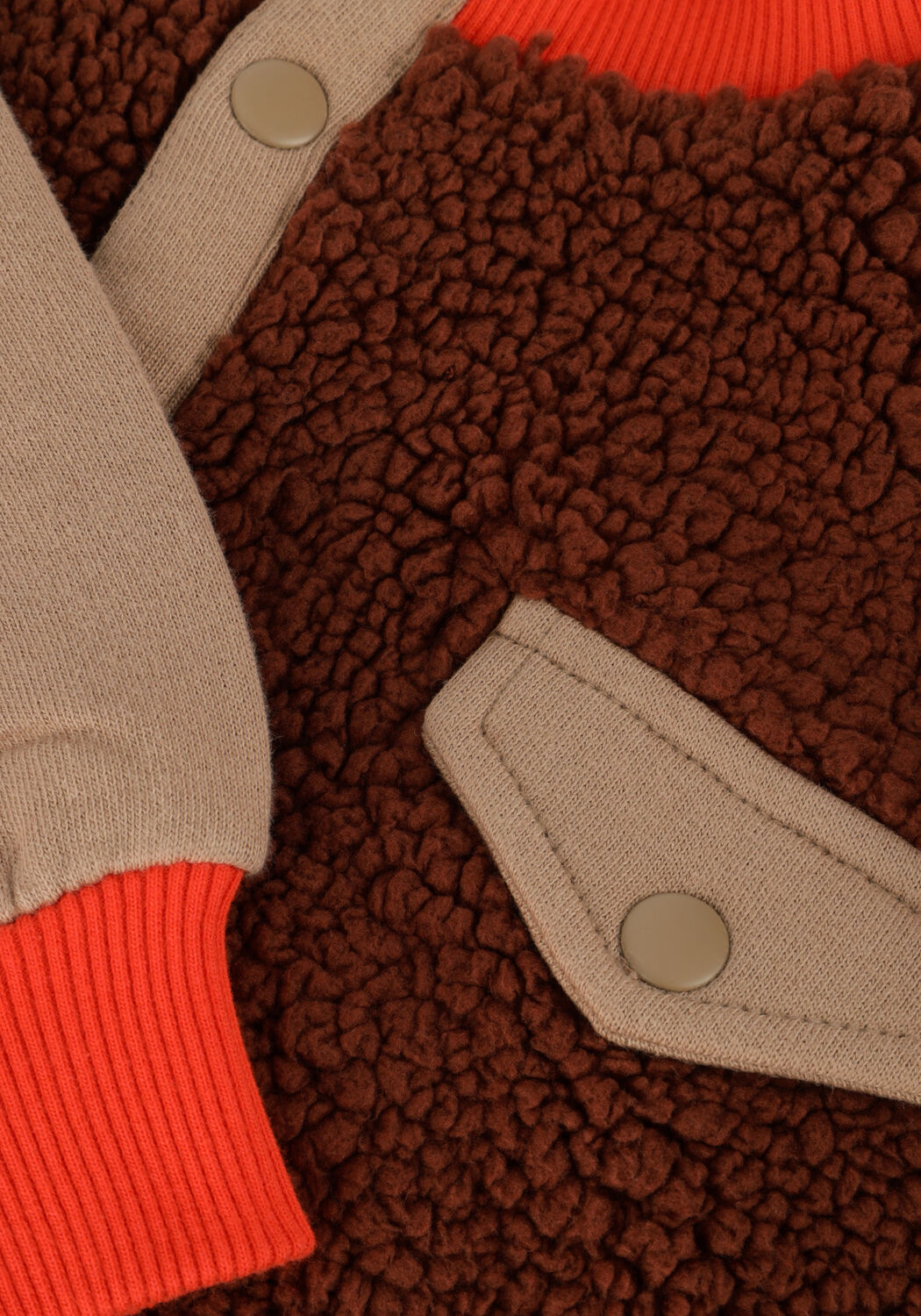 Braune Sproet & Sprout Sweatshirt ANORAK SWEATSHIRT COLOURBLOCK - large