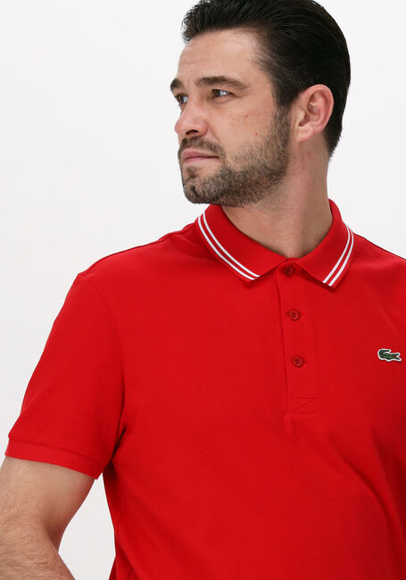 Rote LACOSTE Polo-Shirt 1HP3 MEN'S S/S POLO 0122 - large