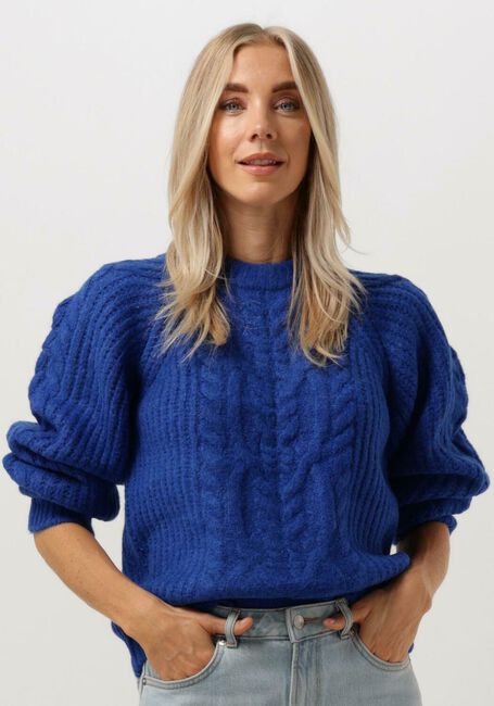 Blaue Y.A.S. Pullover YASSULLA LS KNIT PULLOVER - large