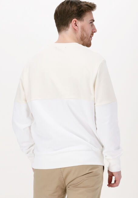 Weiße FRED PERRY Sweatshirt COLOURBLOCK SWEATSHIRT - large