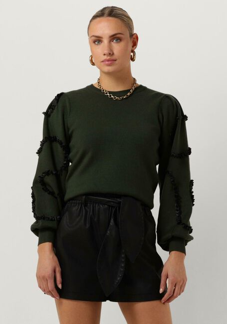 Dunkelgrün OBJECT Pullover OBJDIDI L/S O-NECK KNIT PULLOVER - large