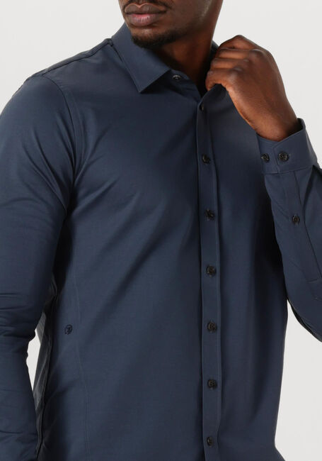 Dunkelblau CAST IRON Klassisches Oberhemd CF TECH TWILL JERSEY - large