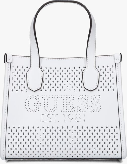 Weiße GUESS Handtasche KATEY PERF MINI TOTE - large