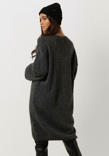 Graue SIMPLE Midikleid ZAZA KNIT-WO-22-3 - large