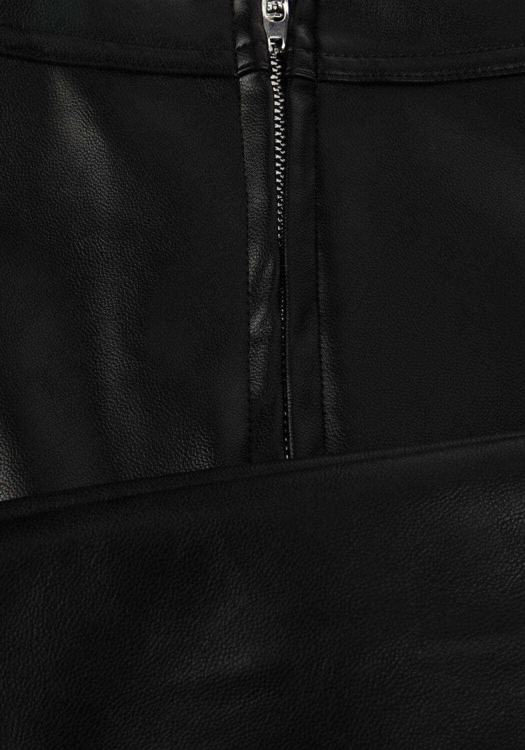 Schwarze NEO NOIR Midirock RAYA FAUX LEATHER SKIRT - large