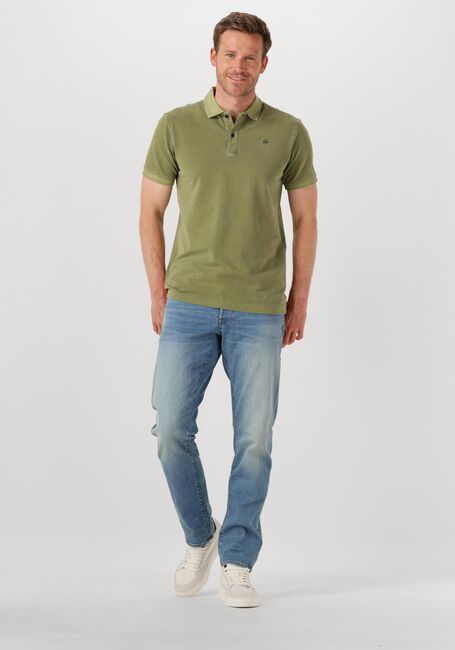 Grüne G-STAR RAW Polo-Shirt DUNDA OVERDYED SLIM POLO S\S - large