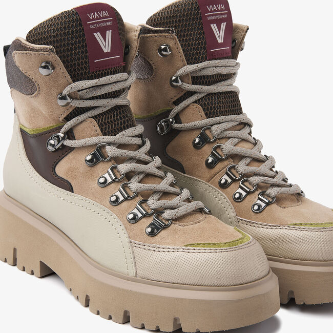 Mehrfarbige/Bunte VIA VAI Schnürboots ZIVA STATE - large