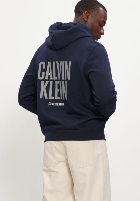 Dunkelblau CALVIN KLEIN Sweatshirt LS 350FLEECE EU BOLD CLVN KLN HOODIE - large