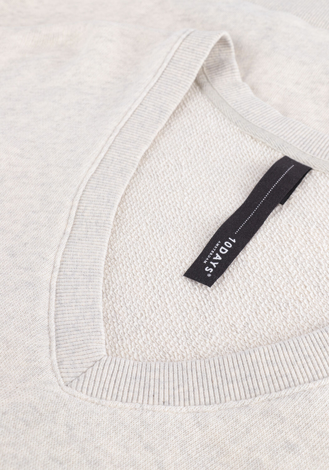 Nicht-gerade weiss 10DAYS Sweatshirt V-NECK SWEATER FLEECE - large