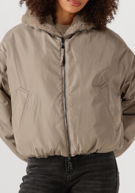 Braune BEAUMONT Fake-Fur-Jack MAX JACKET - large