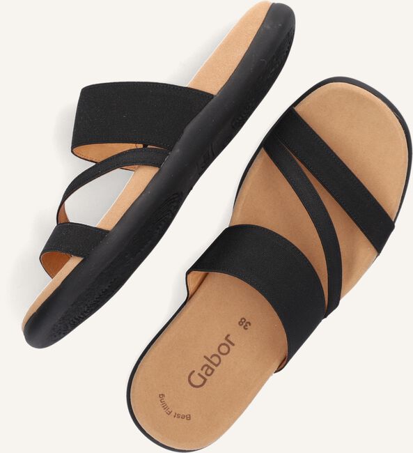 Schwarze GABOR Pantolette 702 Schwarze GABOR Pantolette 702 - large