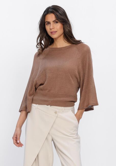 Braune STUDIO AR Pullover MARISOL LINNEN KNIT - large