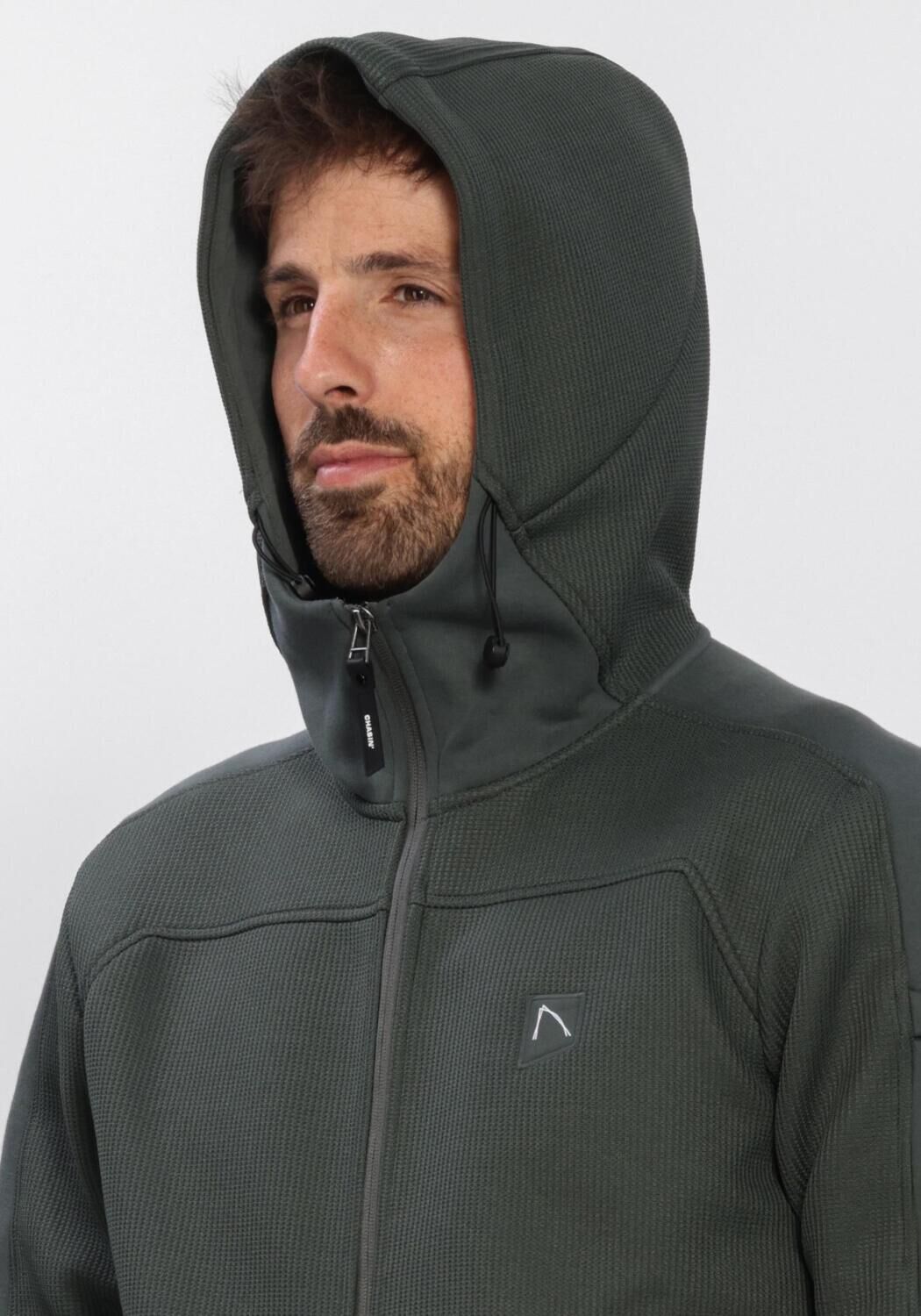 Dunkelgr&uuml;n CHASIN Sweatshirt ADAN ZIP - large