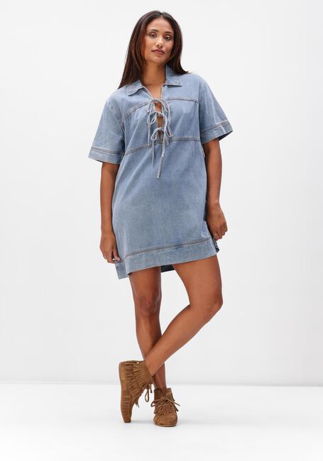 Hellblau SUNCOO Minikleid CLEVER - large