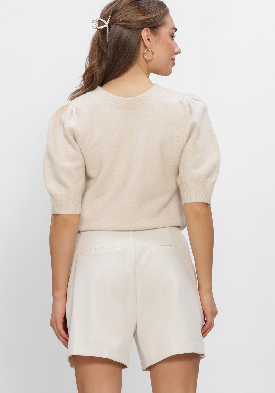 Beige OMODA ATELIER Strickjacke OM-DEATE X BO - large