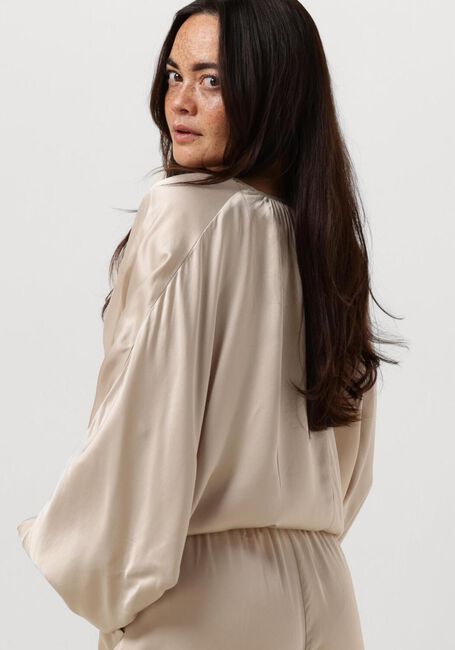 Beige RESORT FINEST Blusen SATIN BALLOON BLOUSE - large