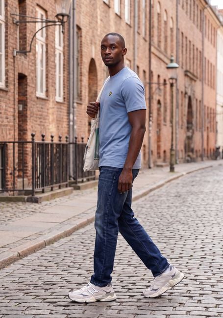 Hellblau LYLE & SCOTT T-shirt PLAIN T-SHIRT - large