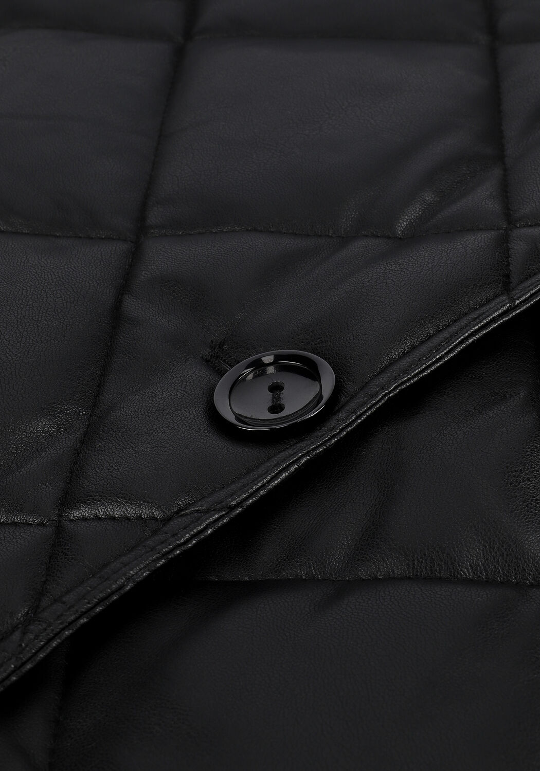 Schwarze STAND STUDIO Lederjack NANNA JACKET - large