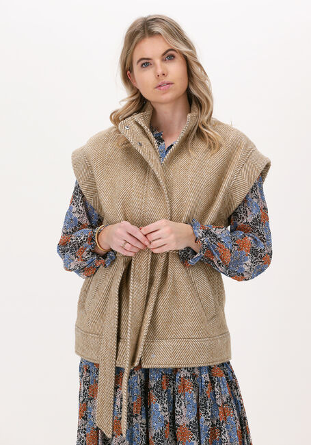 Braune SECOND FEMALE Gilet CAKILE WAISTCOAT - large