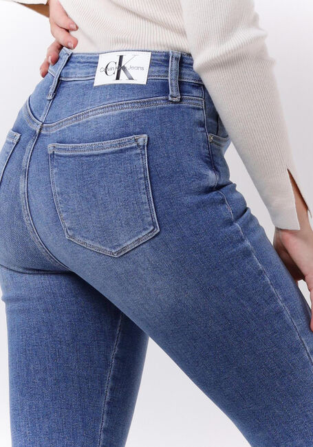 Blaue CALVIN KLEIN Skinny jeans HIGH RISE SUPER SKINNY ANKLE - large