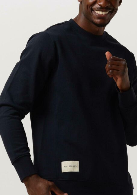 Dunkelblau ANERKJENDT Sweatshirt AKRUBEN SWEAT NOOS - GOTS - large