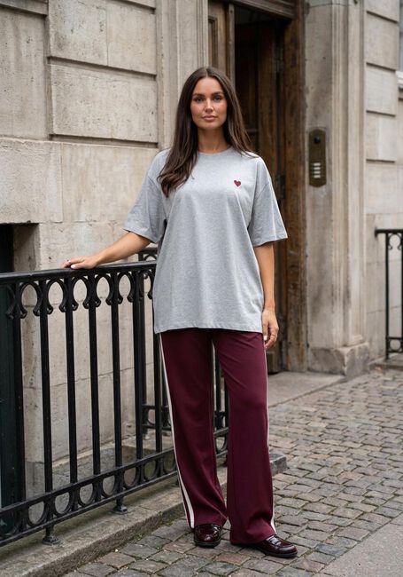 Graue CATWALK JUNKIE Top OVERSIZED GRAPHIC TSHIRT - large
