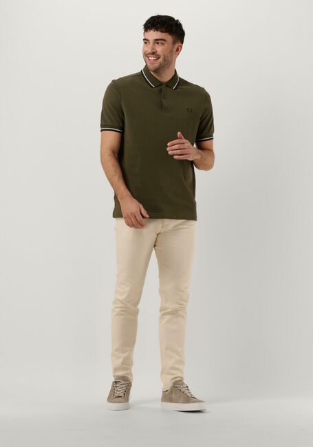 Grüne FRED PERRY Polo-Shirt TWIN TIPPED FRED PERRY SHIRT - large