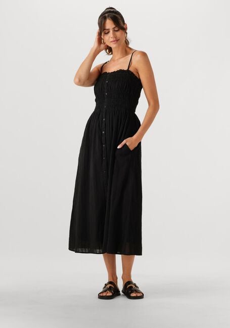 Schwarze MSCH COPENHAGEN Midikleid MSCHBRIONA STRAP DRESS - large