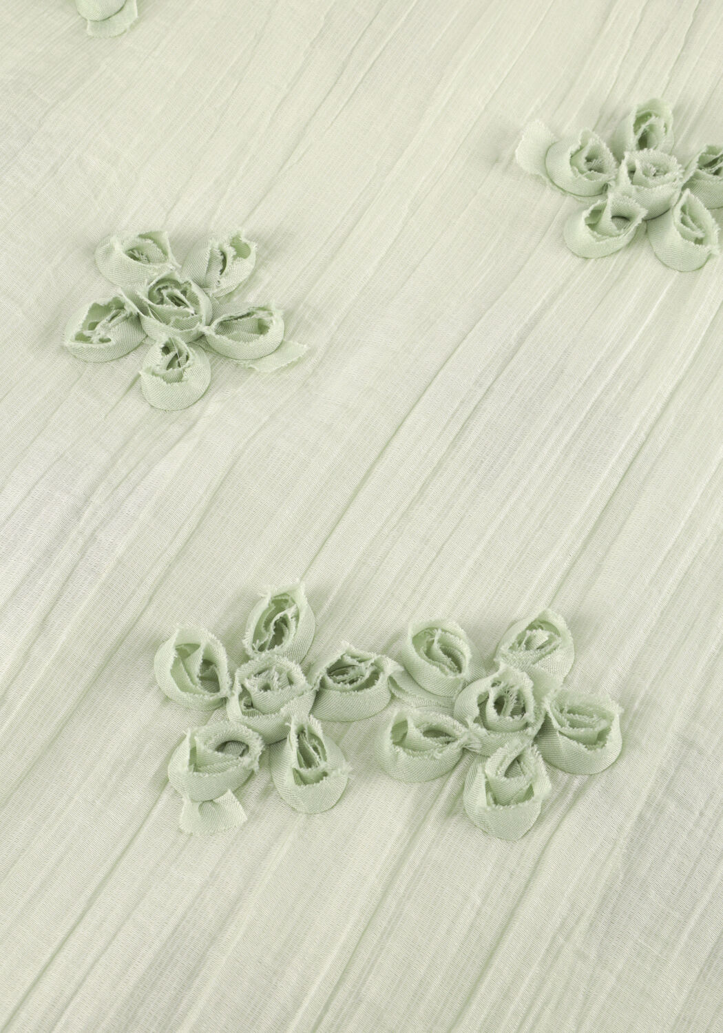 Minze JANSEN AMSTERDAM Minikleid ROXY JURK 3DF1 596 SHORT PUFFED SLEEVE 3D FLOWERS - large