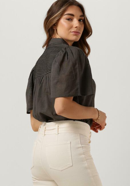Dunkelgrau RUBY TUESDAY Bluse IMEE COLLAR PINTUCK BLOUSE - large