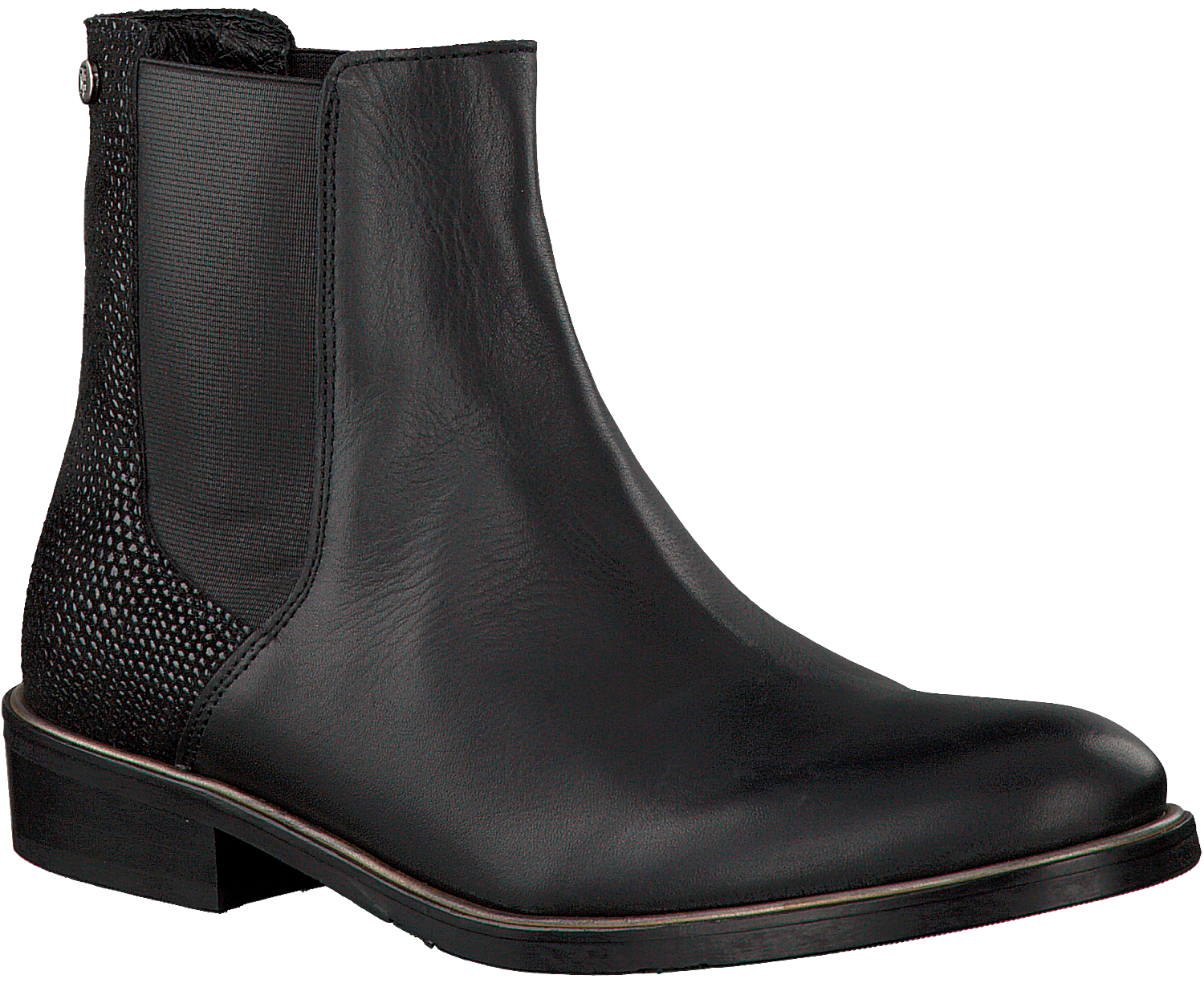 Schwarze TOMMY HILFIGER Chelsea Boots P1285OLLY 10C | Omoda