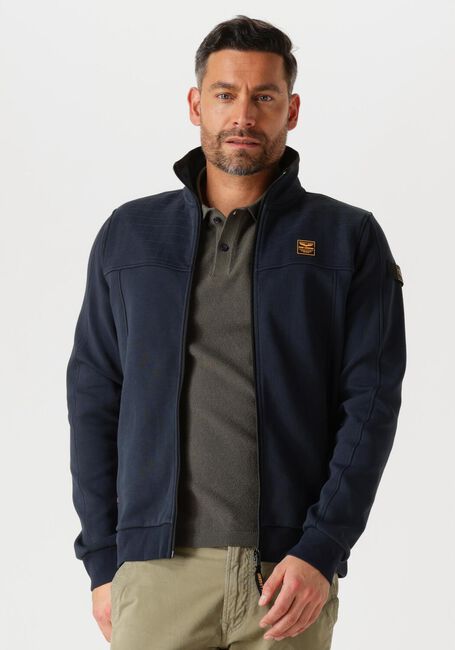 Blaue PME LEGEND Jack ZIP JACKET SPACER LOOK SWEAT - large