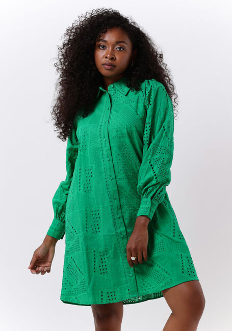 Grüne Y.A.S. Minikleid YASSADO LS SHIRT DRESS - large