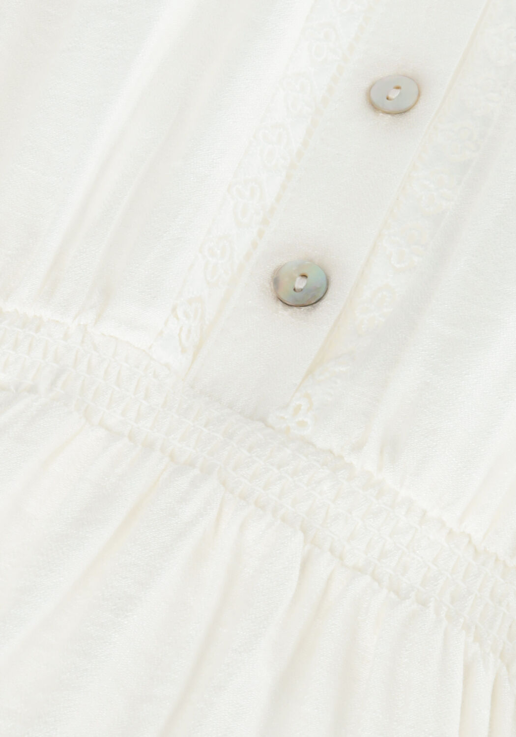 Wei&szlig;e FRANKIE & LIBERTY Minikleid ROSETTE DRESS - large