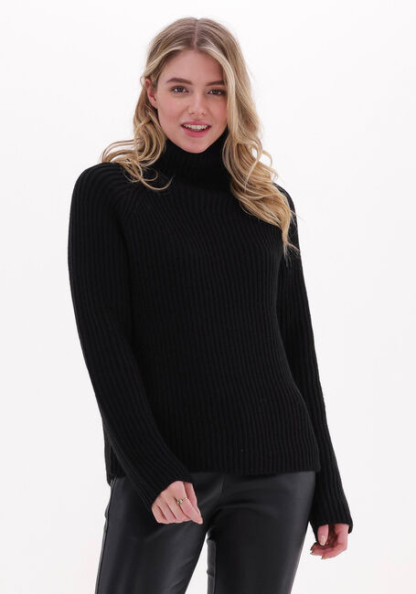 Schwarze DRYKORN Rollkragenpullover ARWEN 422001 - large