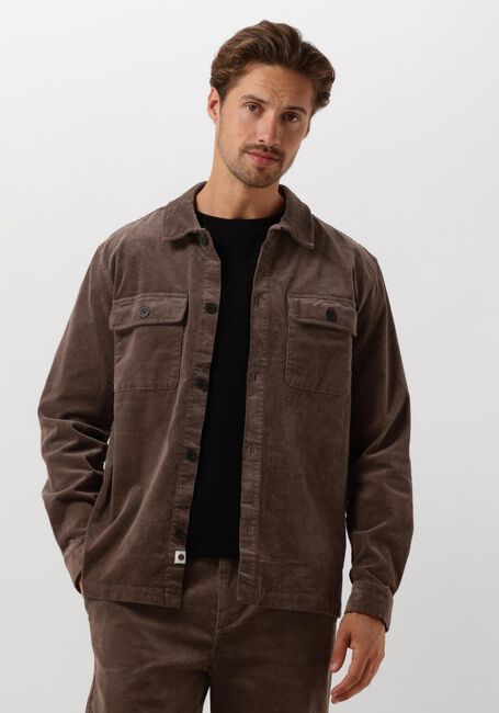 Braune ANERKJENDT Hemden AKOSCAR CORD OVERSHIRT - large