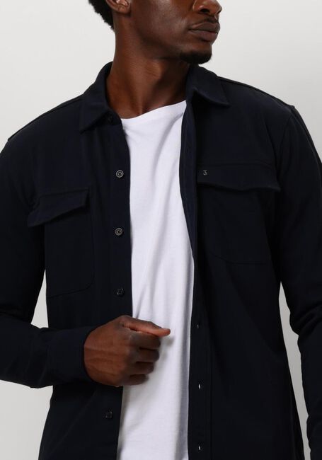 Dunkelblau BUTCHER OF BLUE Overshirt FINN POCKET JERSEY SHIRT - large