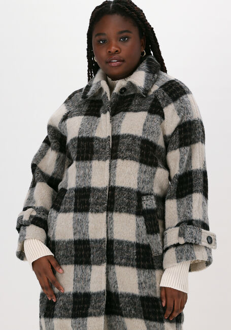 Beige CO'COUTURE Mäntel ESME OVERSIZE CHECK COAT - large