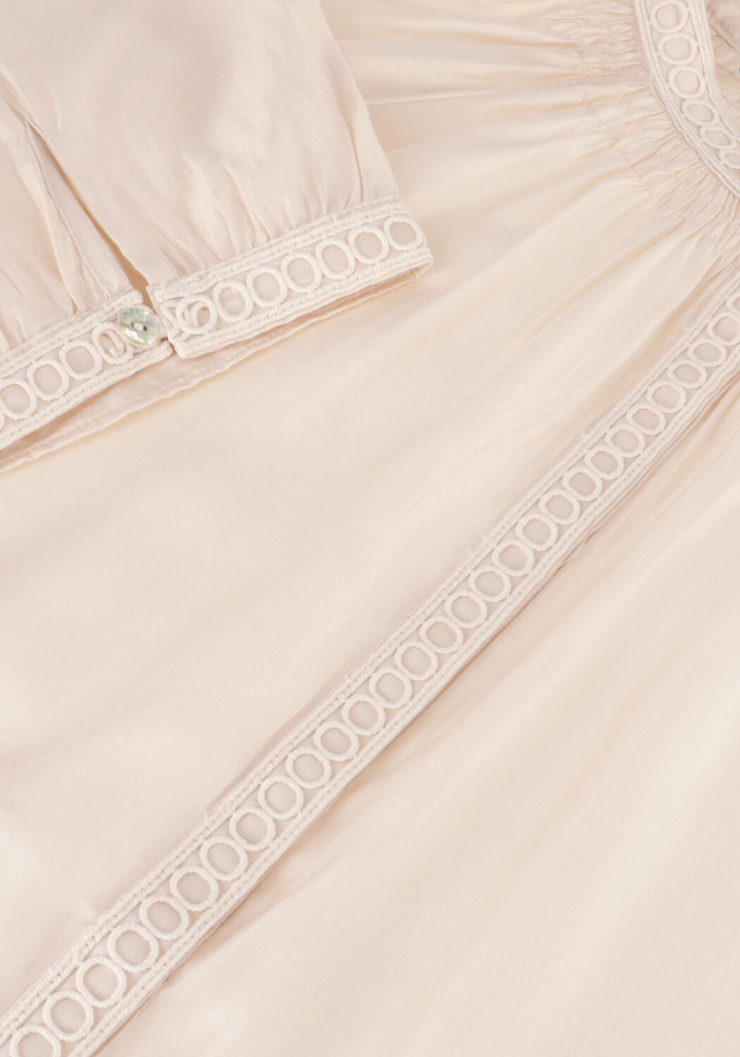 Sand NUKUS Blusen ALAINA BLOUSE - large