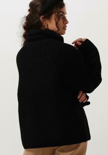 Schwarze SELECTED FEMME Rollkragenpullover SLFSEFIKA LS KNIT ROLLNECK - large