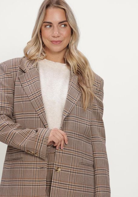 Beige SIMPLE Blazer WV-PL-AC-CHECK-26-3 - large