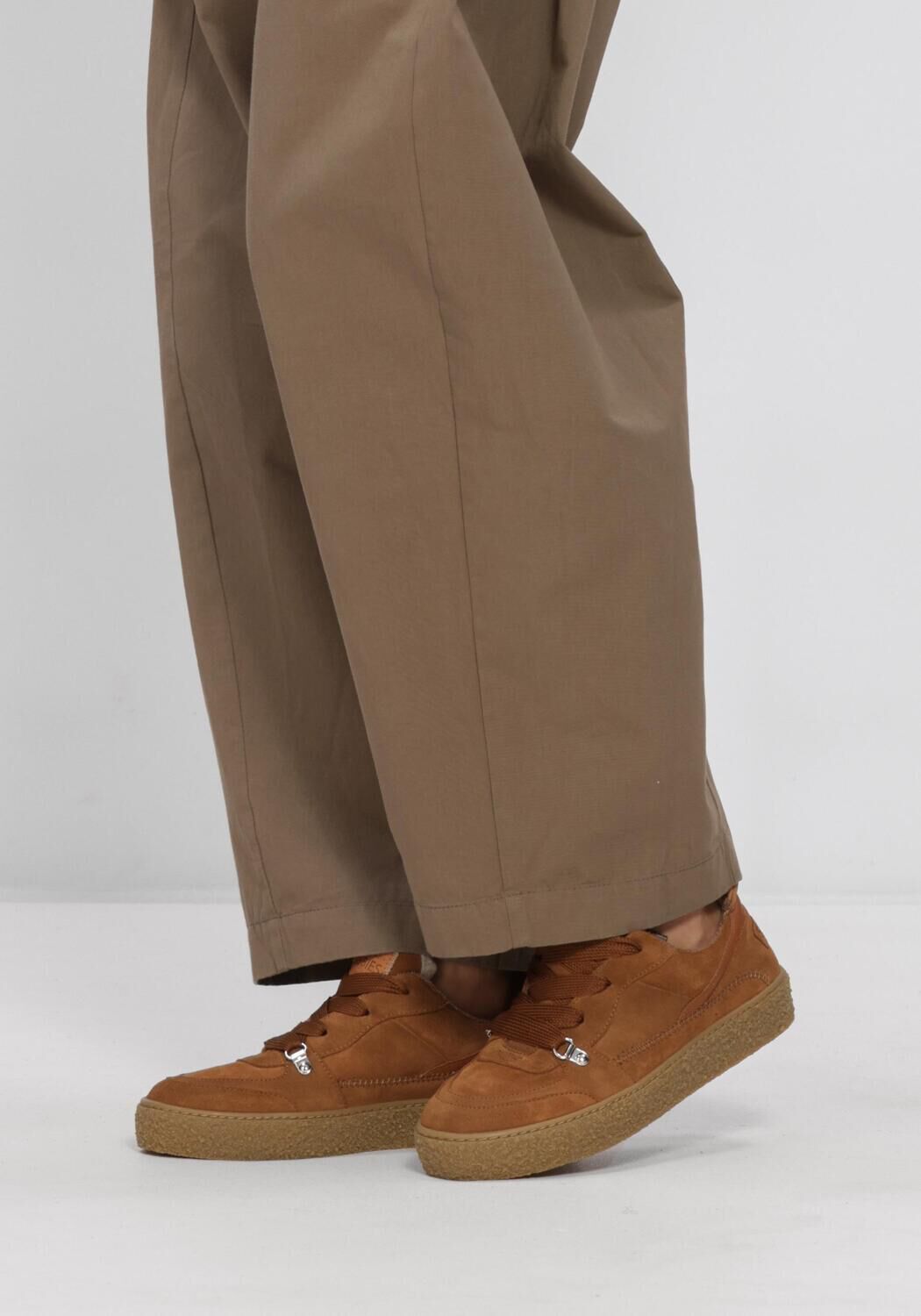 Camelfarbene SHABBIES Sneaker Low CHEWY UNNA - large