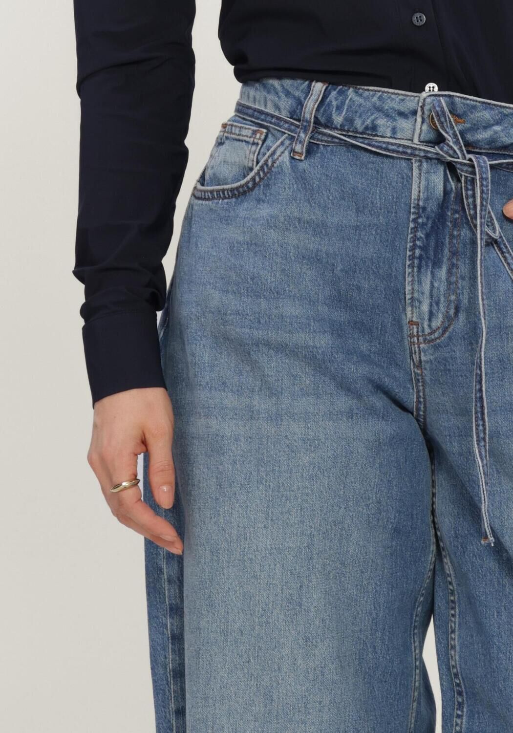 Hellblau STUDIO ANNELOES Weite Hose Babet denim trousers - large