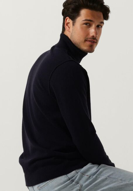 Dunkelblau BUTCHER OF BLUE Rollkragenpullover CLIFDEN COLL - large