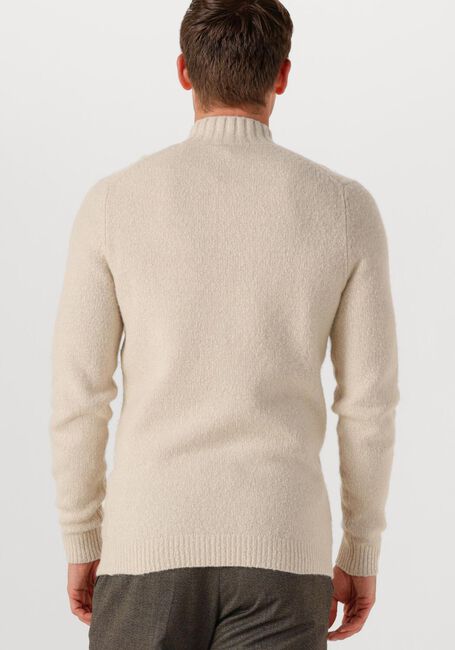Beige PROFUOMO Rollkragenpullover PULLOVER MOCK NECK BOILED WOOL - large